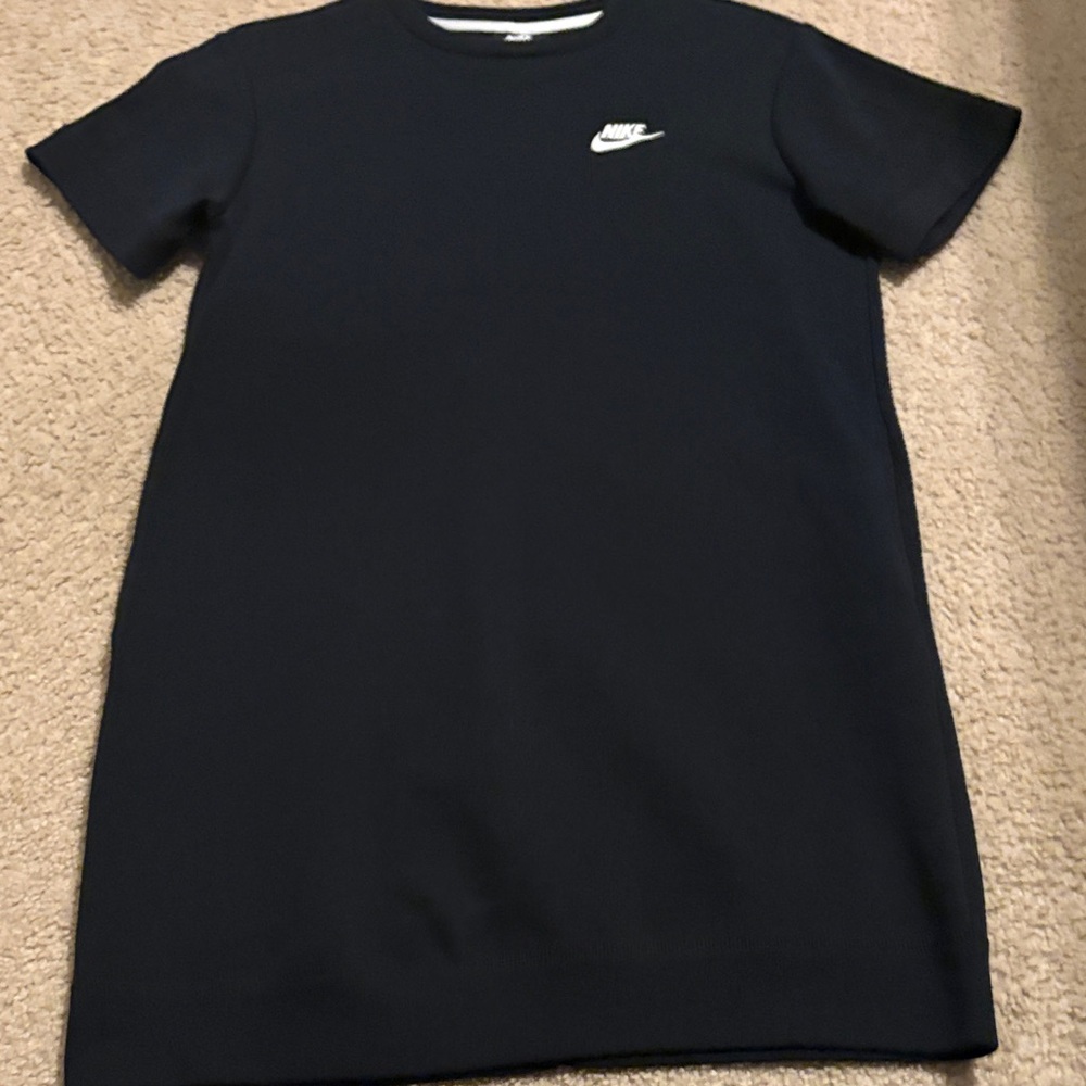 Nike Women's Black Sweatshirt Shirtsleeve Dress